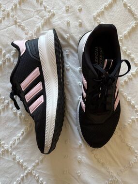 Adidas Women's Black and Light Pink Athletic Shoes
